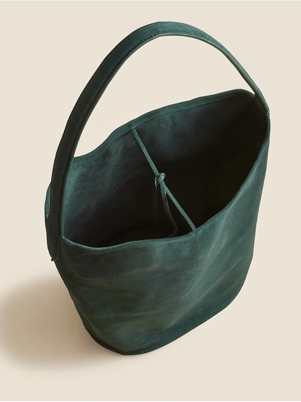 J. Crew Berkeley Bucket Bag in Midnight Foliage Suede - Picture 2 of 9